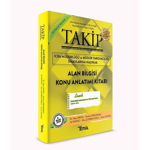 TAK�P  �cra M�d�rl��� ve M�d�r Yard�mc�l��� S�navlar�na Haz�rl�k  Alan Bilgisi Konu Anlat�m Kitab�