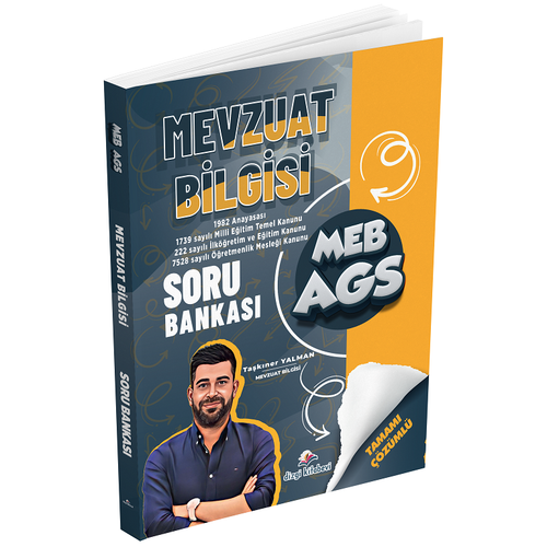 Dizgi Kitap Yay�nlar� 2026 MEB-AGS Mevzuat Bilgisi Soru Bankas� ��z�ml� Ta�k�ner Yalman Dizgi Kitap
