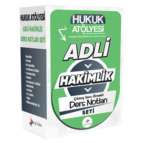 Dizgi Kitap 2026 Hukuk At�lyesi Adli Hakimlik ��km�� Soru �rnekli Ders Notlar� Seti