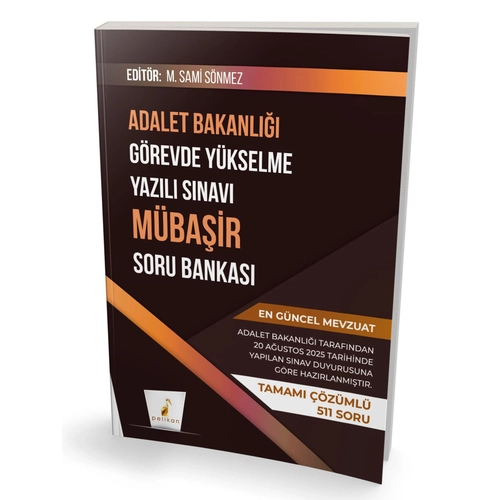 Pelikan GYS Adalet Bakanl��� M�ba�ir Soru Bankas� ��z�ml� G�revde Y�kselme - M. Sami S�nmez Pelikan Yay�nevi