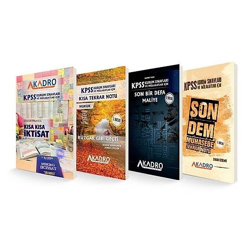 A Kadro KPSS A Grubu Son Tekrar Notlar� 4 Kitap Set 7. Bask� A Kadro Yay�nlar�