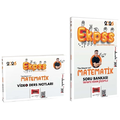 Yarg 2026 EKPSS Matematik Video Ders Notlar + Soru Bankas 2 li Set - Burkay Ik Yarg Yaynlar