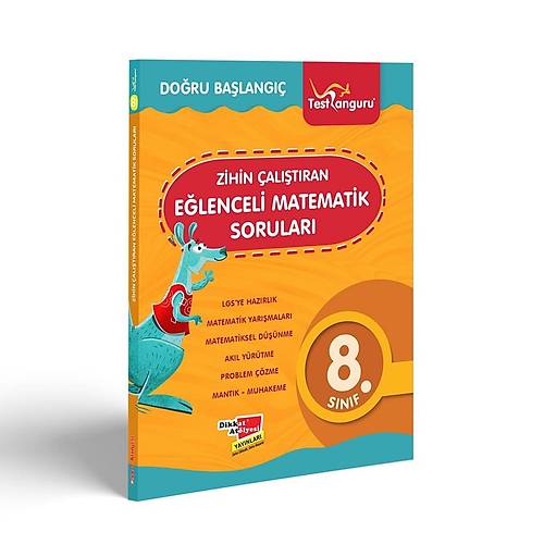 8.S�n�f Zihin �al��t�ran E�lenceli Kanguru Matematik Sorular� Dikkat At�lyesi Yay�nlar�