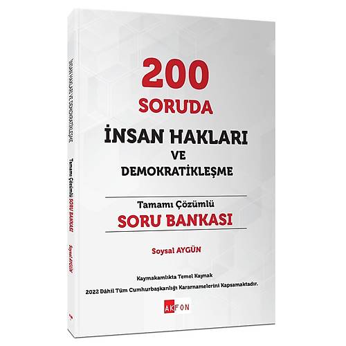 200 Soruda nsan Haklar ve Demokratikleme Soysal Aygn