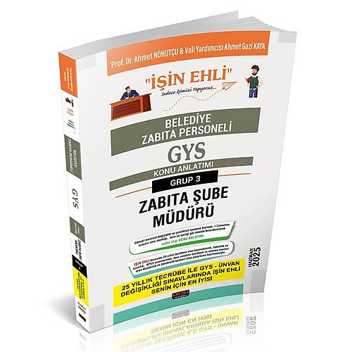 Sava Yaynevi GYS Belediye Zabta Personeli Zabta ube Mdr Konu Anlatm Sava Yaynlar 2025