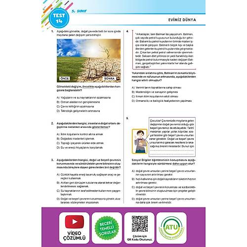5. S�n�f T�m Dersler Soru Bankas� Seti � Yeni Nesil (T�rk�e, Matematik, Fen, Sosyal)