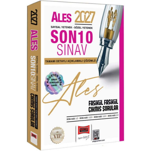 Yarg� Yay�nlar� 2027 ALES Say�sal-S�zel Yetenek Son 10 S�nav Fasik�l ��km�� Sorular 2 A�ustos S�nav Sorular� Dahil