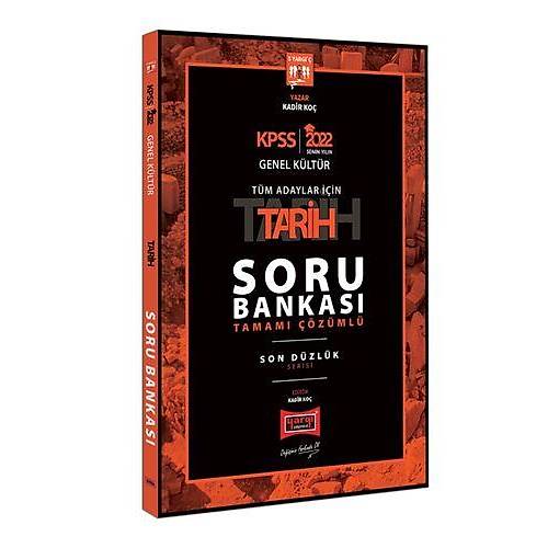 Yarg Yaynlar 2022 KPSS Genel Kltr Tm Adaylar in Son Dzlk 5 Yarg Tamam zml Tarih Soru Bankas