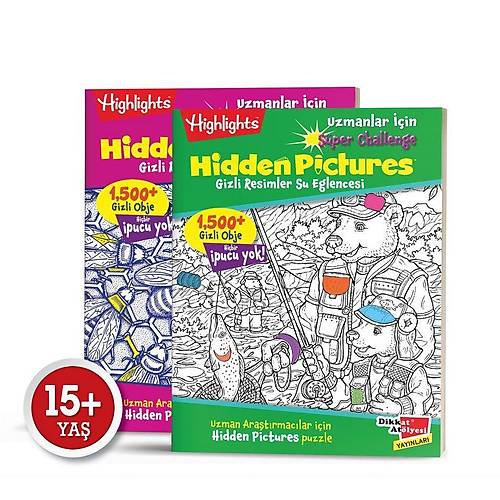 Uzmanlar ��in Hidden Pictures 2'li Set Dikkat At�lyesi Yay�nlar�