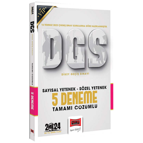 Yarg Yaynlar 2024 DGS Szel Saysal Blm Tamam zml 5 Deneme