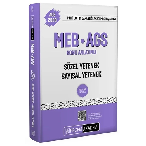 Pegem 2026 MEB-AGS Szel-Saysal Yetenek Konu Anlatml Pegem Akademi Yaynlar