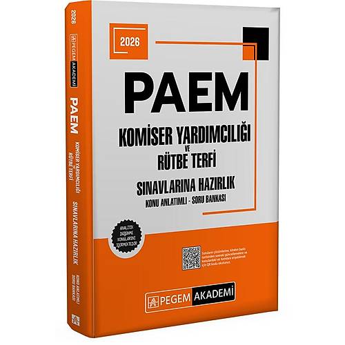 2026 PAEM Komiser Yard�mc�l��� ve R�tbe Terfi S�navlar�na Haz�rl�k Konu Anlat�ml� Soru Bankas�