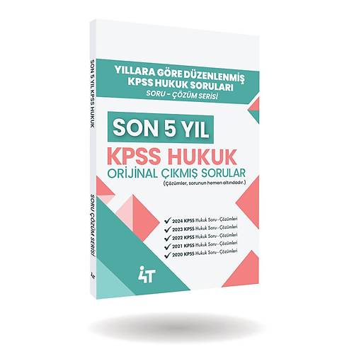 4T Yaynlar KPSS A Grubu Hukuk Orijinal km Sorular Son 5 Yl zml