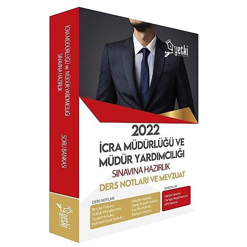 Yetki 2022 İcra Müdürlüğü ve Yardımcılığı Sınavı Konu Anlatımlı Ders Notları ve Mevzuat Yetki Yayınları