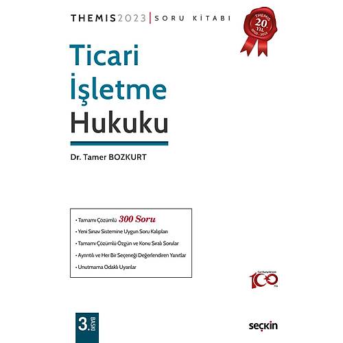 THEMIS  Ticari letme Hukuku Soru Kitab Dr. Tamer Bozkurt 2023