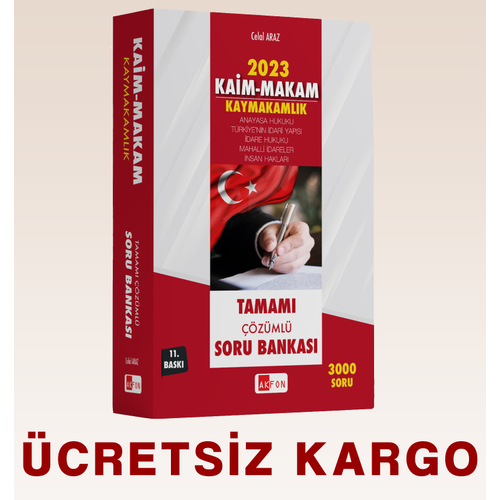 Kaim Makam Kaymakamlk Mevzuat ve Teori zml Soru Bankas Celal Araz Haziran 2023