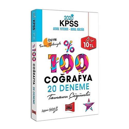 KPSS Coğrafya Tamamı Çözümlü 20 Deneme Yargı Yayınları 2020