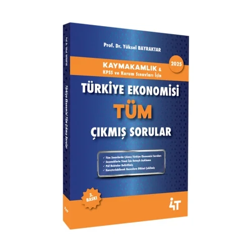 4T Yaynlar Trkiye Ekonomisi Tm km Sorular 3. Bask 2025