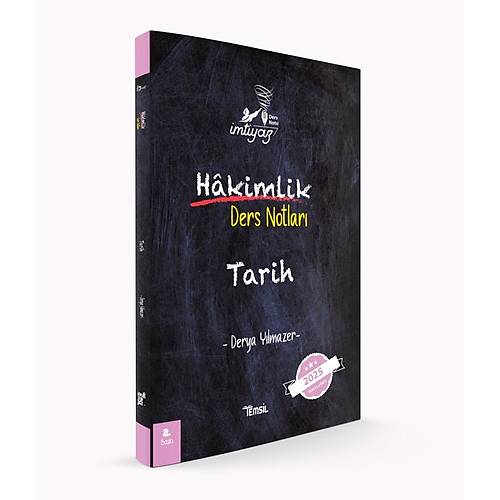 �MT�YAZ Hakimlik Tarih Ders Notlar� Derya Y�lmazer Temsil Kitap