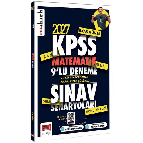Yarg� 2027 KPSS Matematik S�nav Senaryolar� 9 Deneme ��z�ml� - �lyas G�ne� Yarg� Yay�nlar�