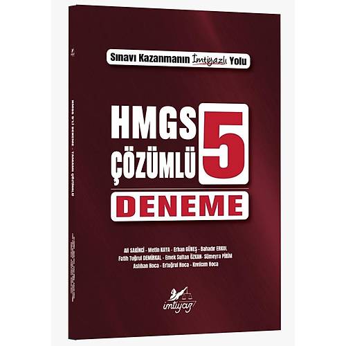 �mtiyaz HMGS 5�L� DENEME �mtiyaz Yay�nc�l�k