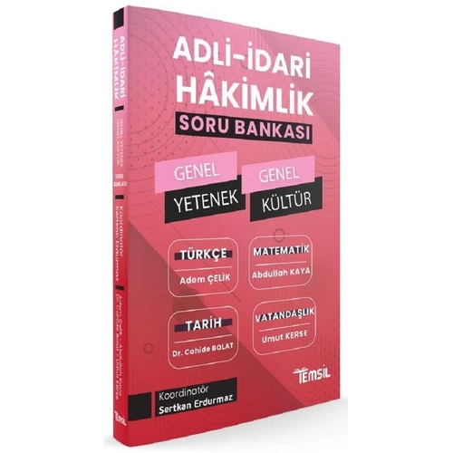 Temsil Adli dari Hakimlik Genel Yetenek Genel Kltr Soru Bankas Temsil Kitap Yaynlar
