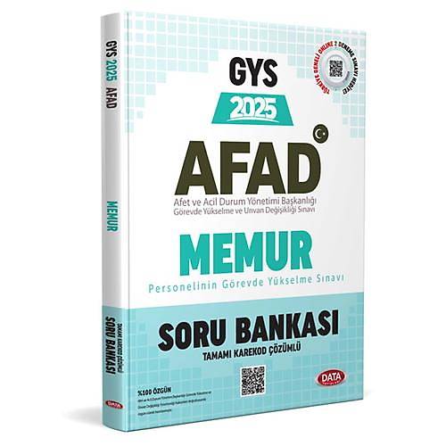 GYS AFAD Memur Personeli Hazrlk Soru Bankas Data Yaynlar 2025