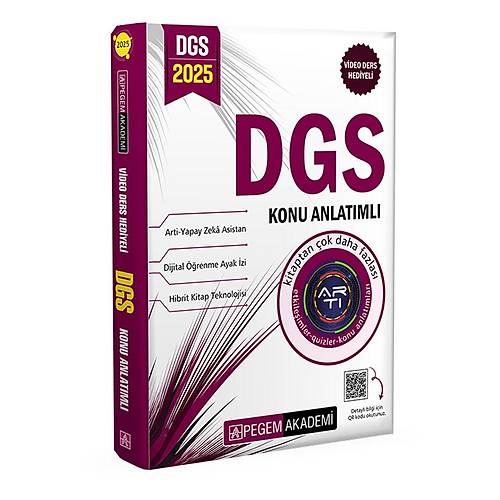 Pegem Akademi 2025 DGS Konu Anlatml