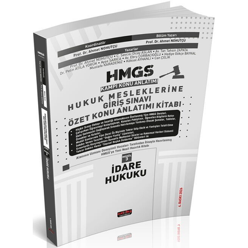 Sava� Yay�nevi HMGS �zet Konu Anlat�m� �dare Hukuku �ubat 2026 4. Bask�