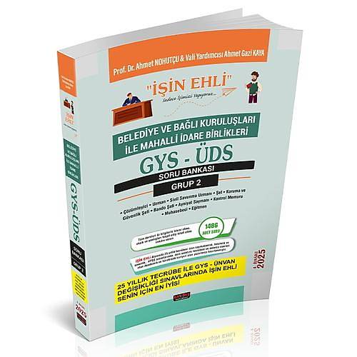 GYS-�DS Belediye ve Ba�l� Kurulu�lar� Mahalli �dare Birlikleri Personeli Grup 2 Soru Bankas� Sava� Yay�nlar� 2025
