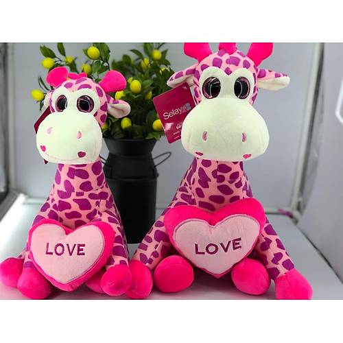 Pembe Kalpli Zrafa 30 cm