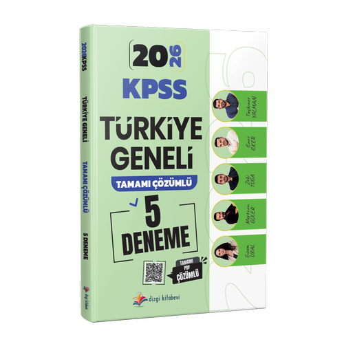 Dizgi Kitap 2026 KPSS T�rkiye Geneli Tamam� PDF ��z�ml� 5 Deneme S�nav� Enes Eker, Zeki Tu�a