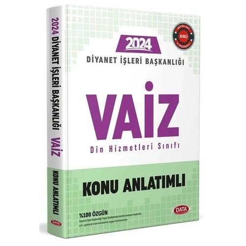 Data 2024 GYS Diyanet leri Bakanl Vaiz Konu Anlatml Grevde Ykselme Data Yaynlar