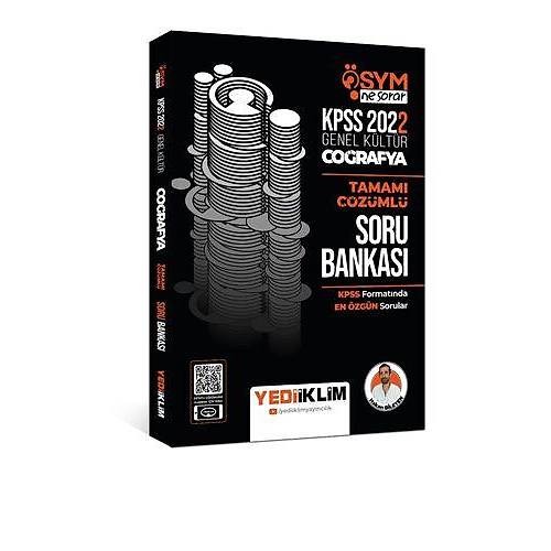 Yediiklim Yaynlar 2022 KPSS Genel Kltr sym Ne Sorar Corafya Tamam zml Soru Bankas