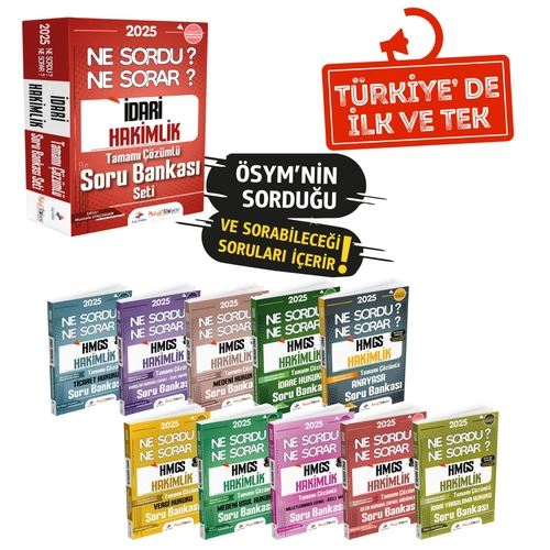 Dizgi Kitap Hukuk Atlyesi dari Hakimlik Ne Sordu Ne Sorar Tamam zml Soru Bankas Seti