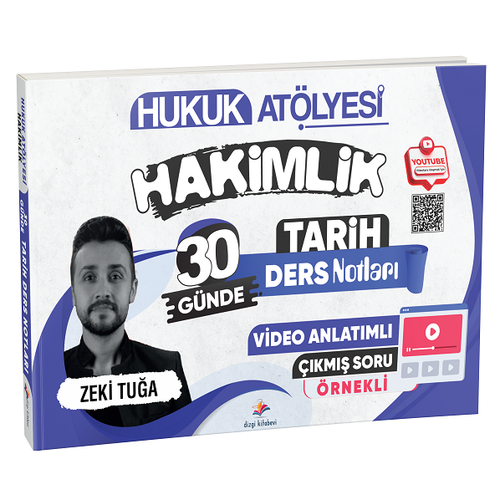 Dizgi Kitap Hukuk At�lyesi Hakimlik 30 G�nde Tarih Video Ders Notlar� Zeki Tu�a Dizgi Kitap