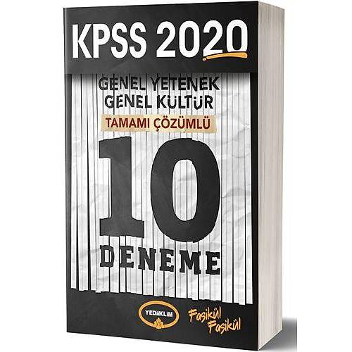 KPSS GK-GY Tamam zml 10 Deneme Snav Yediiklim Yaynlar 2020