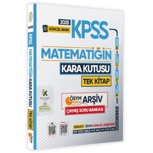 �nformal Yay�nlar� 2025 KPSS Matemati�in Kara Kutusu ��km�� Sorular Soru Bankas� Tek Kitap