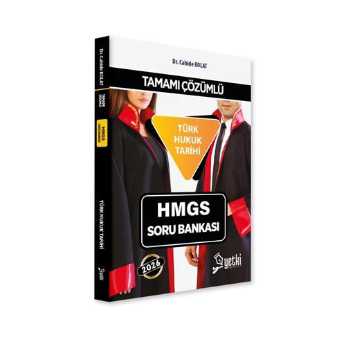 Yetki Yay�nlar� 2026 HMGS T�rk Hukuk Tarihi Soru Bankas� ��z�ml�