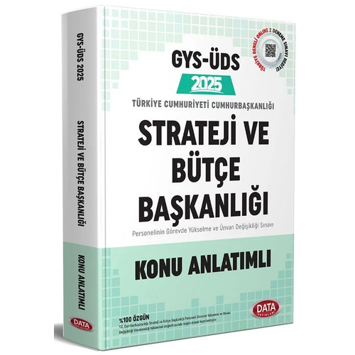 Data Yay�nlar� 2025 T.C. Cumhurba�kanl��� Strateji ve B�t�e Ba�kanl��� T�m Kadrolar GYS Konu Anlat�ml�