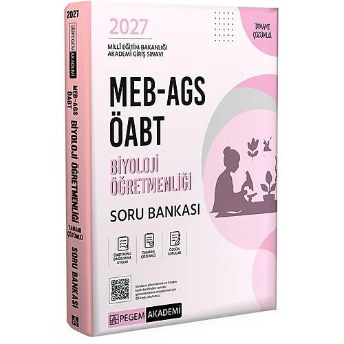 Pegem Akademi 2027 MEB-AGS �ABT Biyoloji ��retmenli�i Soru Bankas�