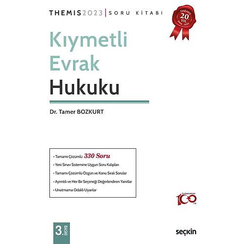 THEMIS Kymetli Evrak Hukuku Soru Kitab - Tamer Bozkurt 2023