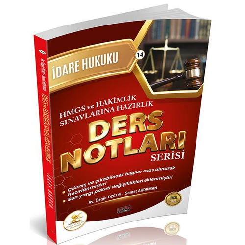 Sava� Yay�nlar� 2026 HUKAL HMGS-HAK�ML�K �dare Hukuku Ders Notlar� �zg�r �zsoy, Samet Akduman