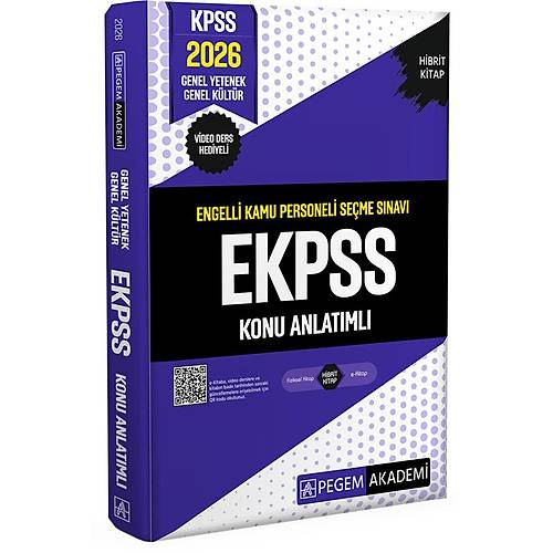 2026 E-KPSS Engelli Kamu Personeli Se�me S�nav� Konu Anlat�ml�