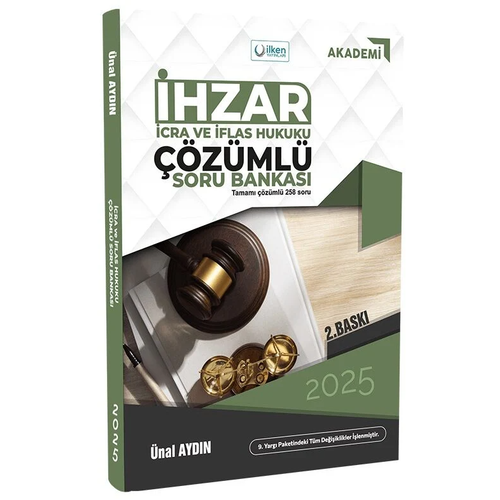 HZAR cra ve flas Hukuku zml Soru Bankas nal Aydn lken Yaynlar