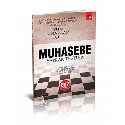 Muhasebe Yaprak Test Tm Snavlar in Sava Yaynlar 2017