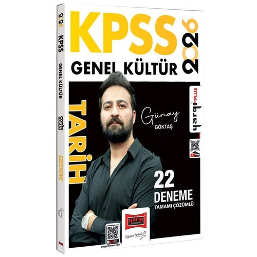 Yarg Yaynlar 2026 KPSS Genel Kltr Tamam zml Tarih 22 Deneme Gnay Gkta Yarg Yaynevi