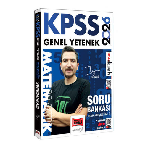 Yarg� Yay�nlar� 2026 KPSS Genel Yetenek Tamam� ��z�ml� Matematik Soru Bankas� �lyas G�ne�
