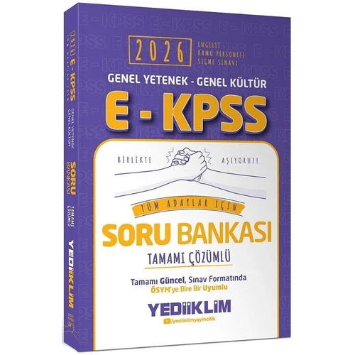 Yediiklim 2026 EKPSS Soru Bankas� ��z�ml� Yediiklim Yay�nlar�