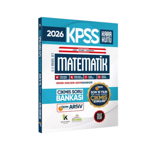 2026 FULL KPSS Lisans -�nlisans-Orta��retim Matematik Kara Kutu �SYM ��km�� Soru Bankas� Son 15 Y�l �nformal Yay�nlar�